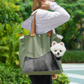 Breathable Pet Carrier Bag Handheld Shoulder Tote Small Medium Dogs Cats Oxford Canvas Portable Outdoor Travel Pack Pet Supplies