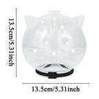Cat Head Cover Anti-Biting Transparent Cat Hood Breathable Cat Bubble Muzzle for Pets Bathing Shedding Nail Trimming Behavior