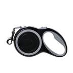 3M Retractable Dog Leash for Small Dogs Reflective Dual Pet Leash Lead 360 Swivel No Tangle Double Dog Walking Leash with Lights