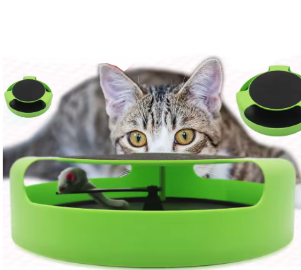 Interactive cat roller toy