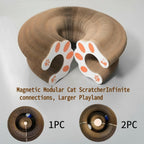 Cat Scratcher Toys for Indoor Cats - 2PCS Kitty Kurlz Magic Organ Cat Scratcher Board, Cardboard Cat Scratching Board Ball Scratcher Pad