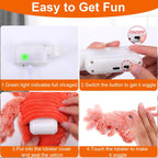 Interactive Lobster Dog Toy | Keeps Small, Medium & Large Dogs Busy Indoors & Outdoors - Rechargeable, Plush & Squeaky