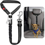 New Solid Two-In-One Dog Harness Pet Car Seat Belt Leash Backseat Safety Belt Adjustable for Kitten Dogs Collar Pet Accessories