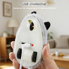 Interactive Mouse Cat Toy, Automatic Moving Fake Rat Mouse Cat Toy, Realistic Rechargeable Dog Mouse Toy with Sound & Feather & Bell, Prank Joke Scary Trick Rats for Cats Dogs